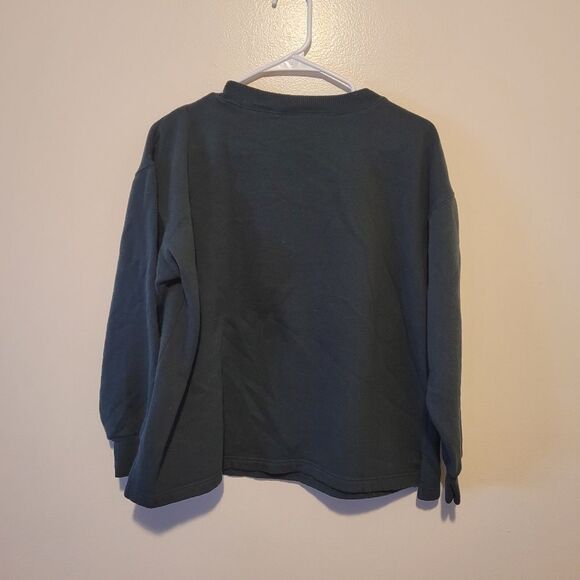 Vintage Needle and Threads Green Santa bear Sweatshirt - Picture 2 of 6